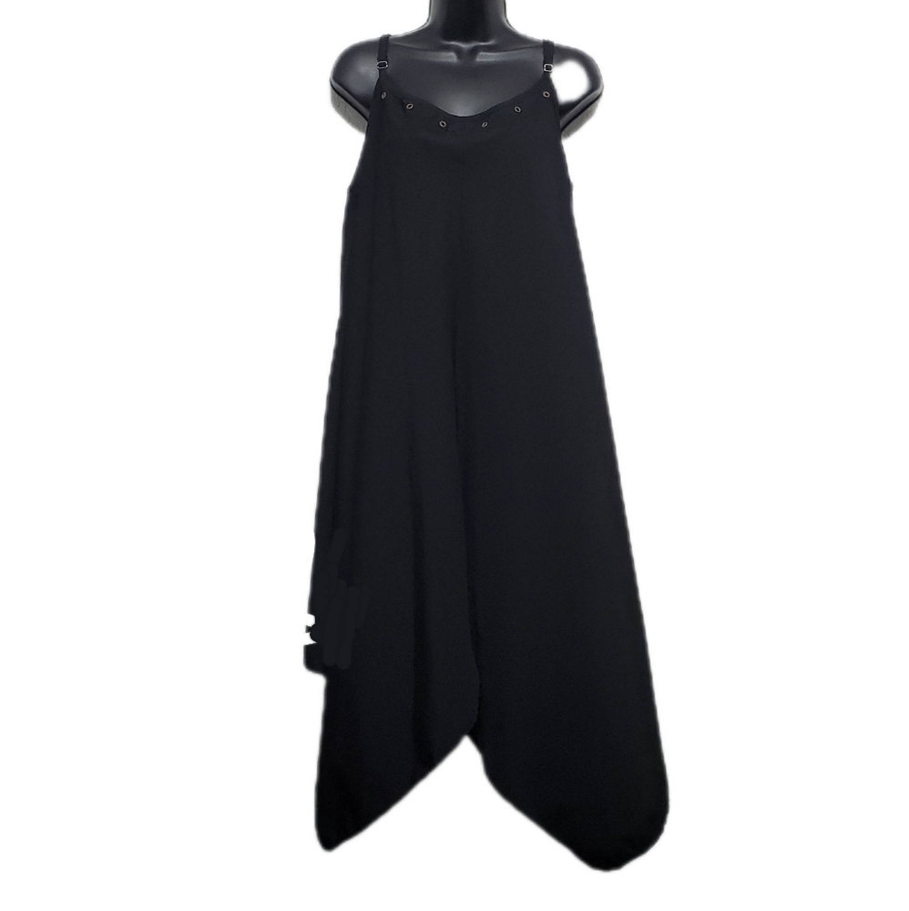 Speed Control Women's Black Asymmetrical Dress Strappy Size 2X